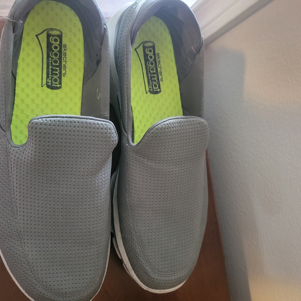 Sketchers Gray Slip-On Shoes